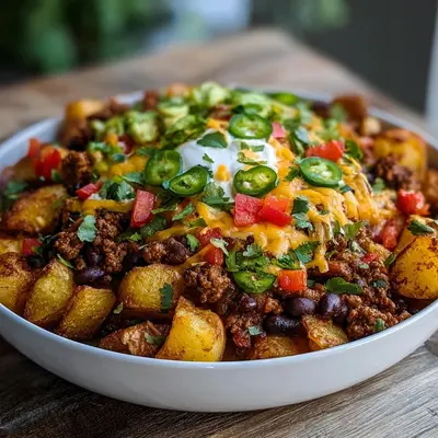 Loaded Potato Taco Bowl - High-Protein Meal Prep