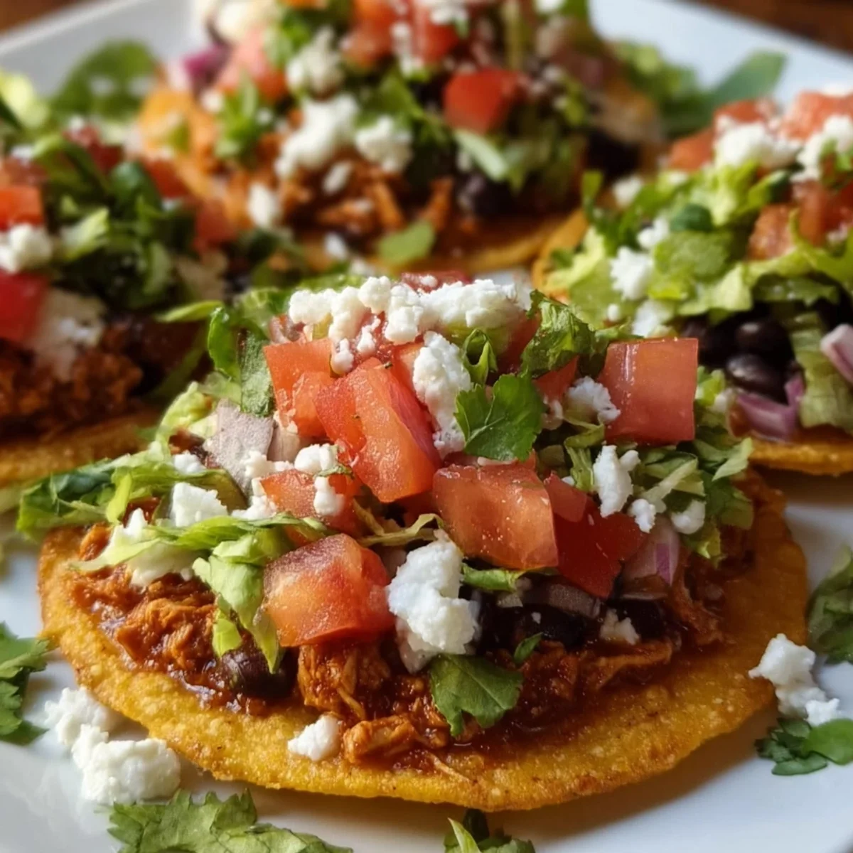 Low Calorie Tostadas | Quick High Protein Dinner