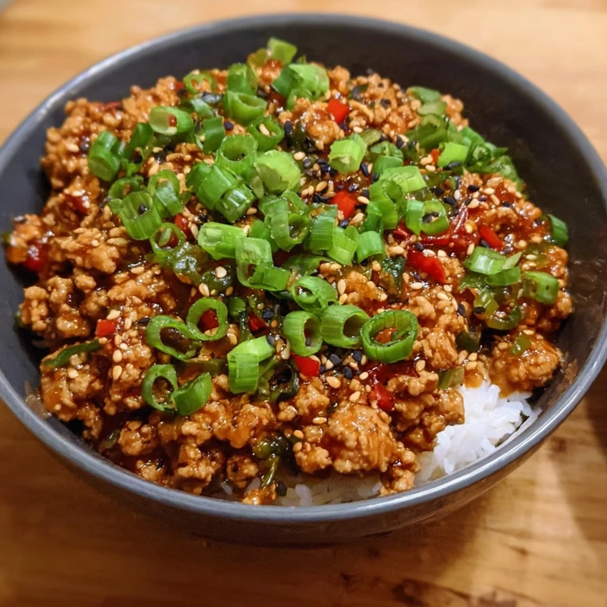 Low Carb Firecracker Ground Chicken