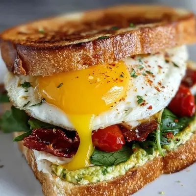 Mediterranean Breakfast Sandwich