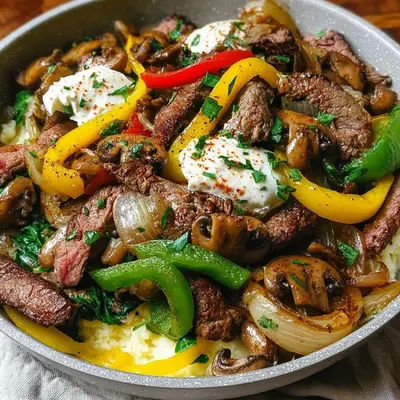 Philly Cheesesteak Bowl | High Protein Low Carb