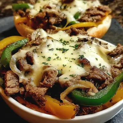 Philly Cheesesteak Bowls Low Carb Dinner