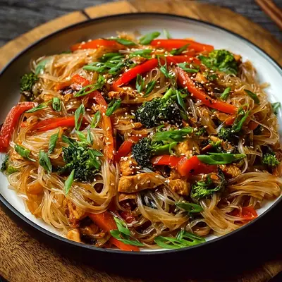 Protein Rice Noodle Stir-Fry