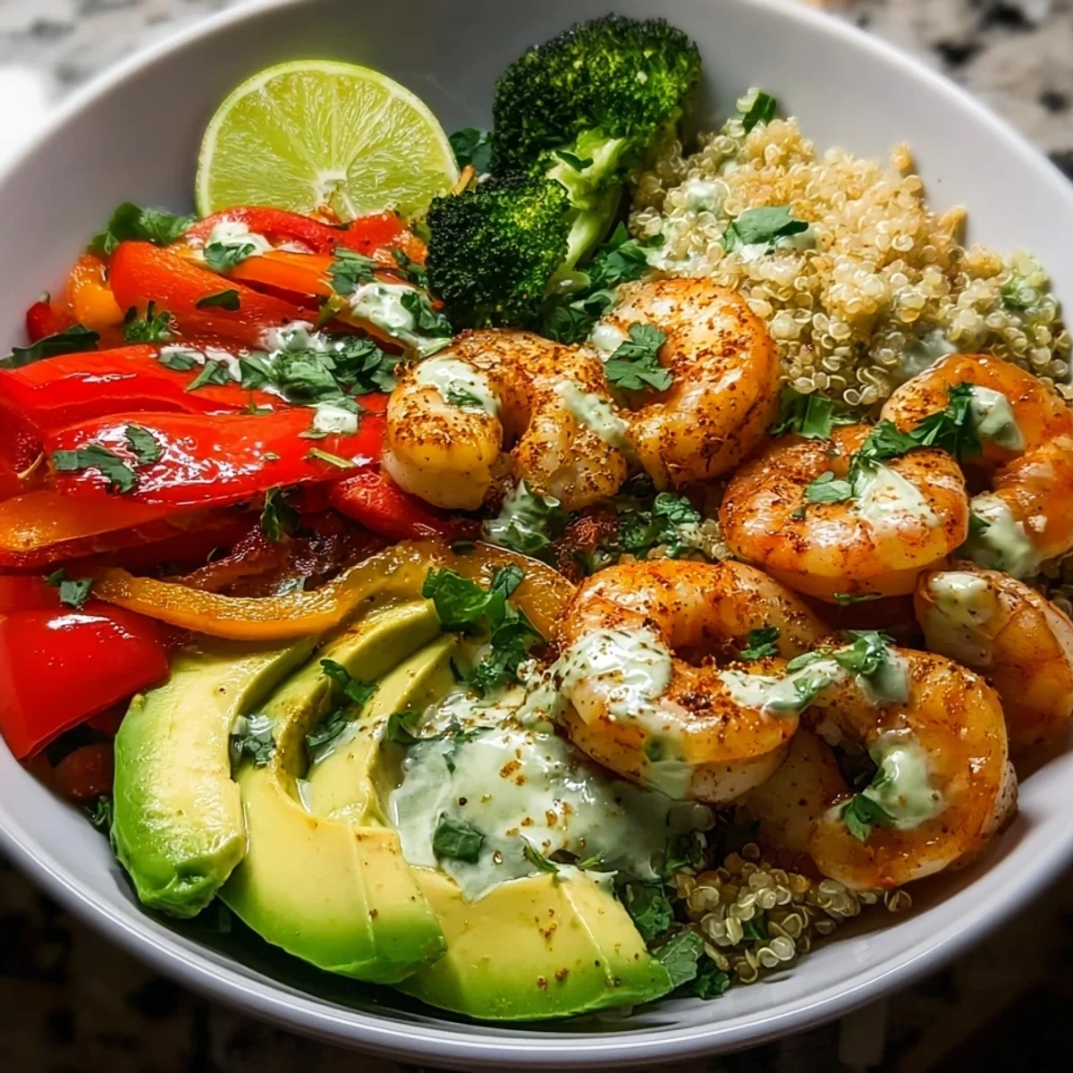 Shrimp Quinoa Bowl: High Protein Meal Prep