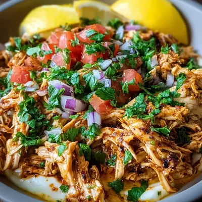 Slow Cooker Chicken Shawarma