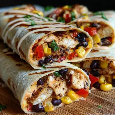 Southwest Chicken Wraps Ready in 20 Minutes