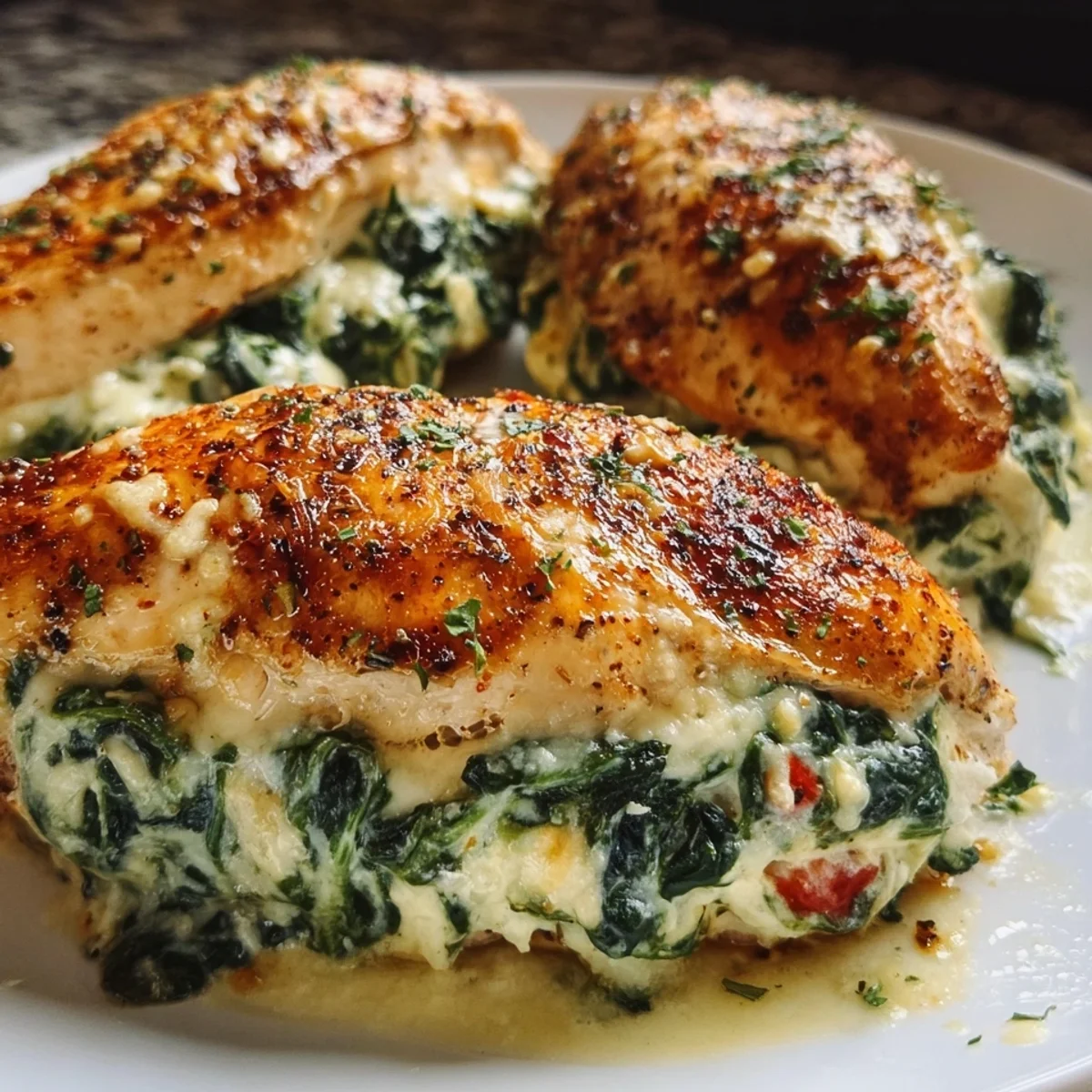 Spinach Stuffed Chicken Breast Recipe