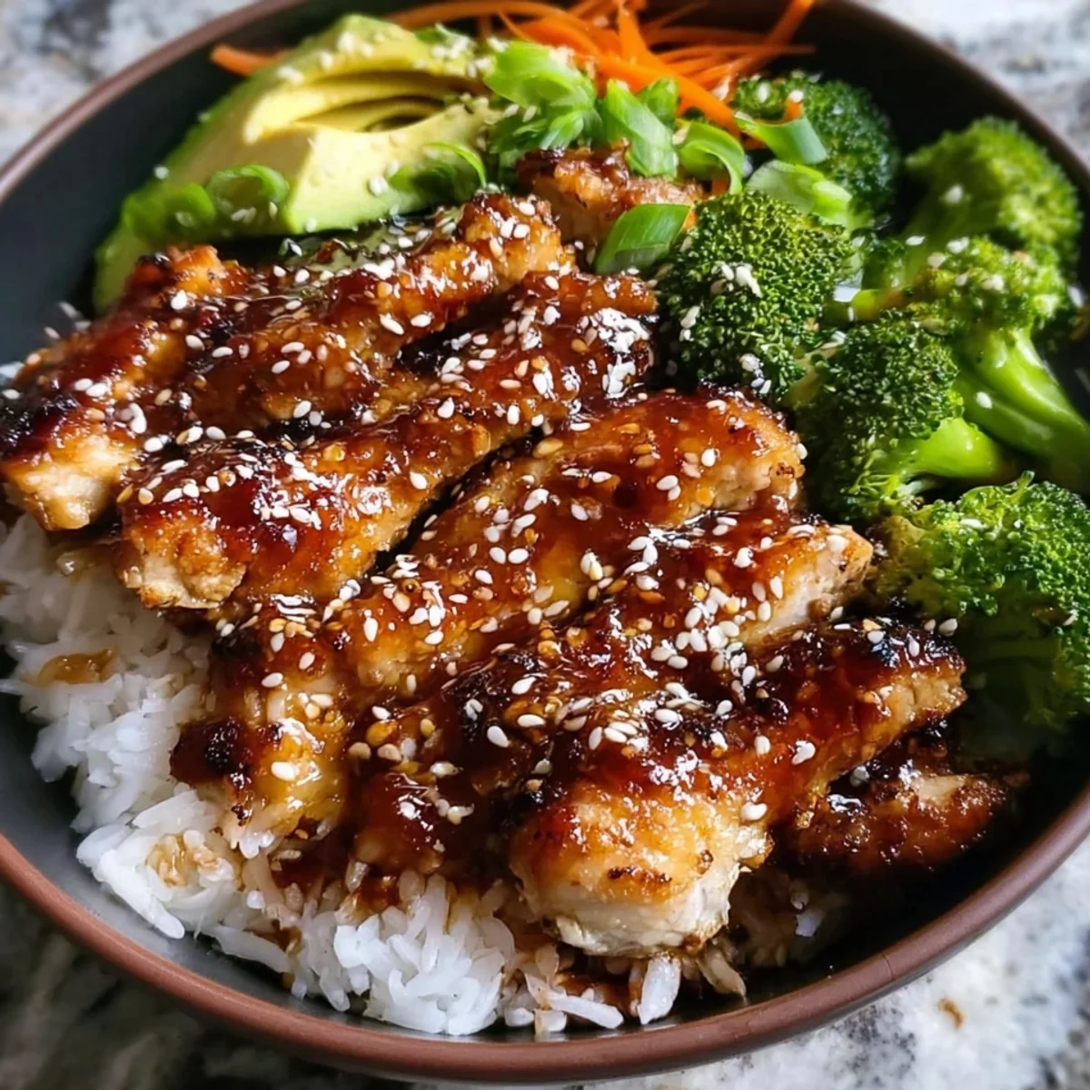 Sticky Chicken Bowls for Weeknight Dinner