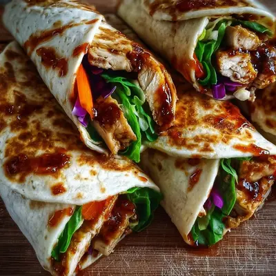 Sweet Chili Chicken Wraps for Meal Prep