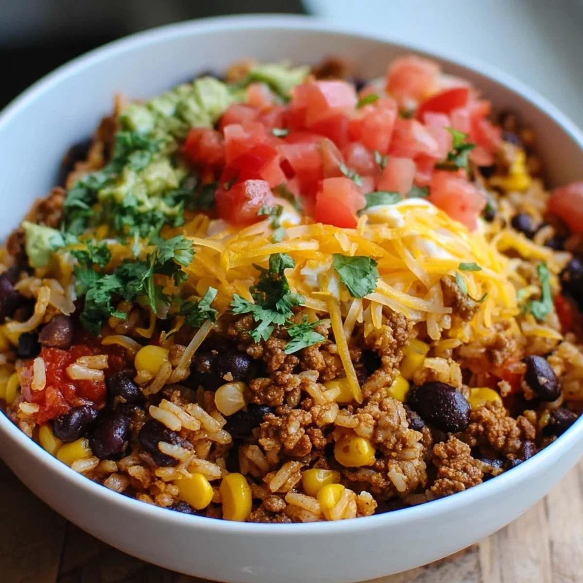 Taco Rice Bowl: Quick Weeknight Dinner