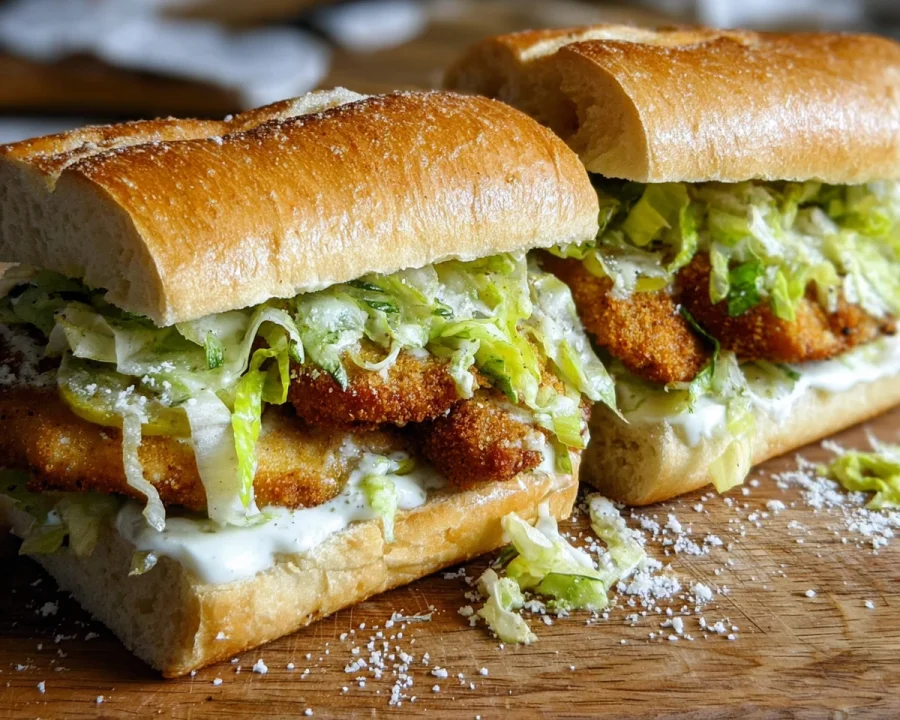 Chicken Caesar Sandwiches: Crispy & High-Protein