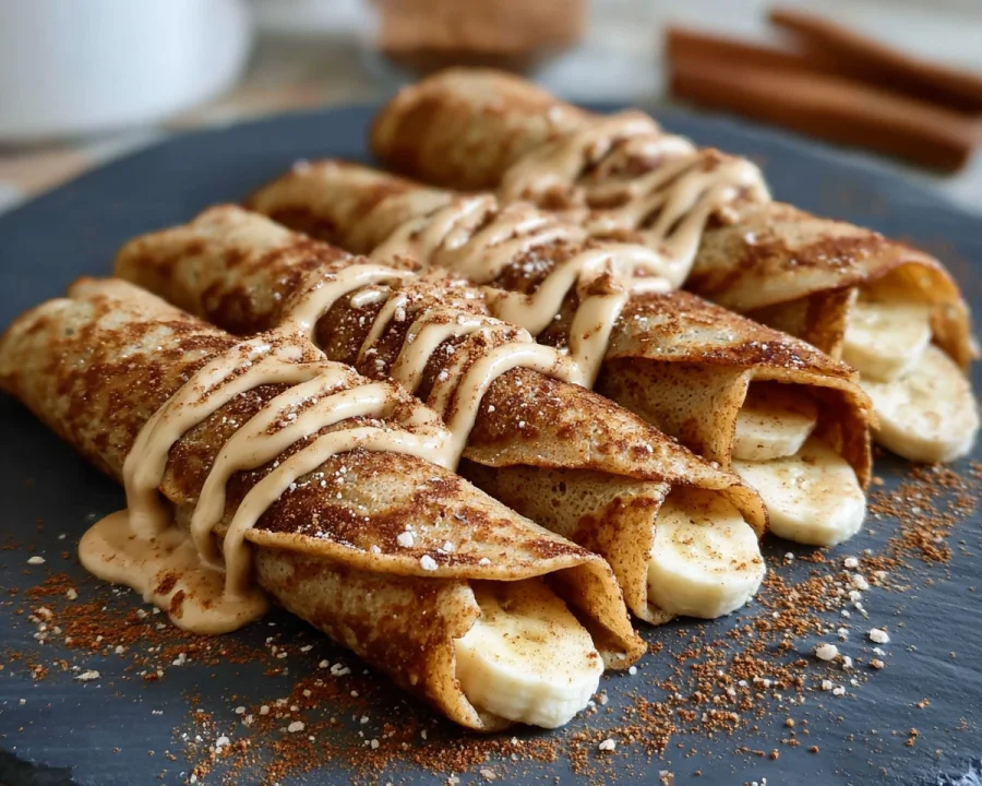 Cinnamon Roll Protein Crepes | 40g Protein