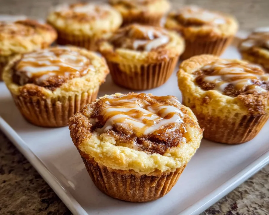 Cinnamon Roll Protein Muffins (GF, 13g Protein)
