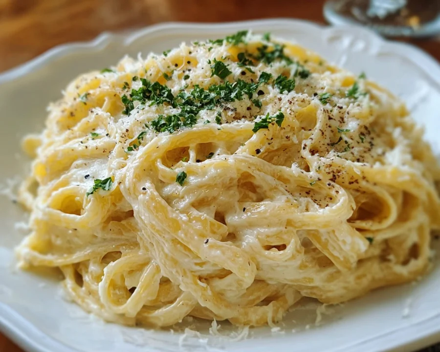 Cottage Cheese Alfredo Creamy High-Protein Pasta
