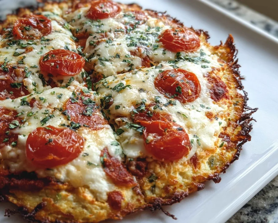 Cottage Cheese Flatbread Pizza | Low Carb