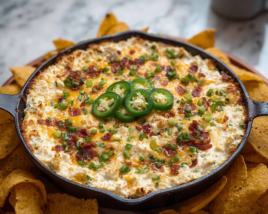 Cottage Cheese Jalapeño Popper Dip