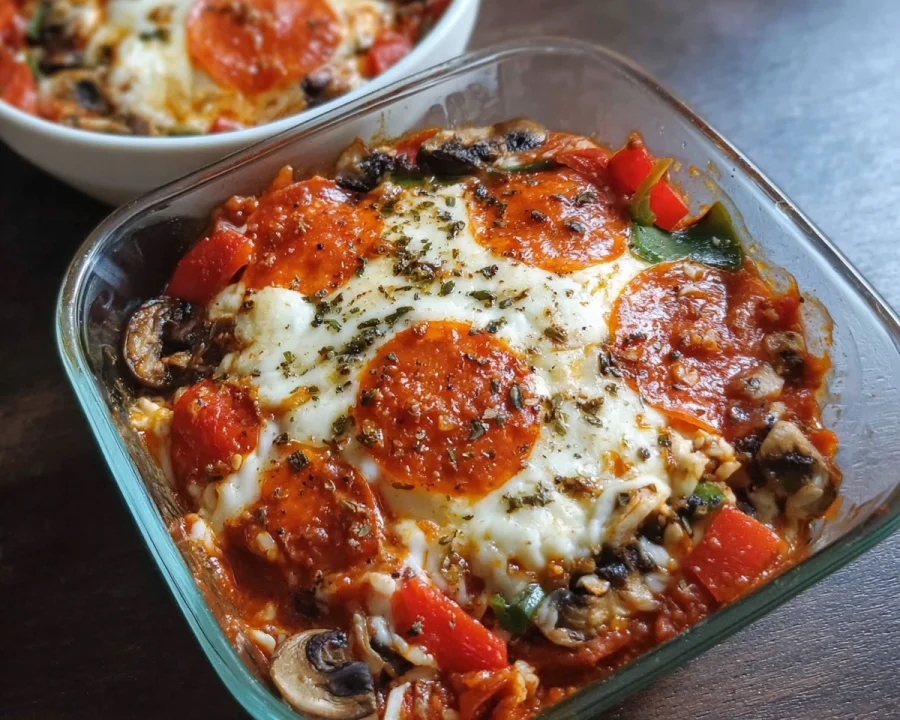 Cottage Cheese Pizza Bowl: High-Protein Meal Prep