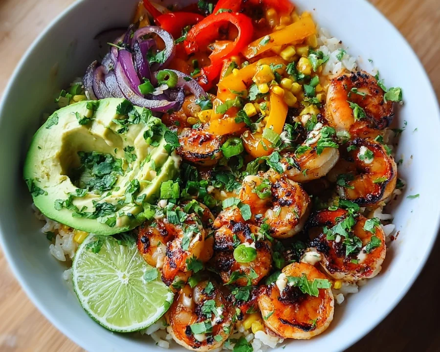Grilled Shrimp Bowl: Flavor Packed & Meal Prep