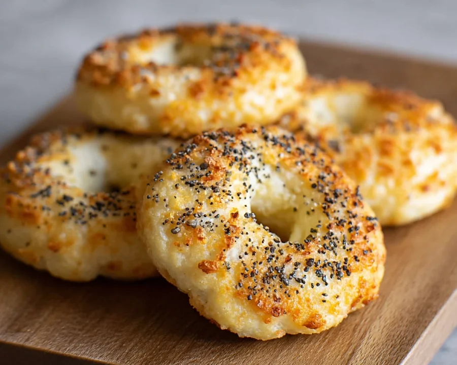 High Protein Cottage Cheese Bagels