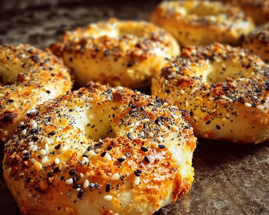 High Protein Greek Yogurt Bagels