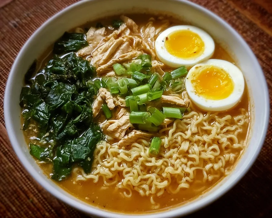 High Protein Ramen Noodle Soup
