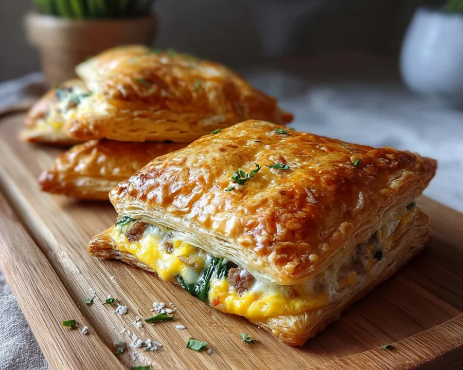 High Protein Savory Breakfast Pop-Tarts