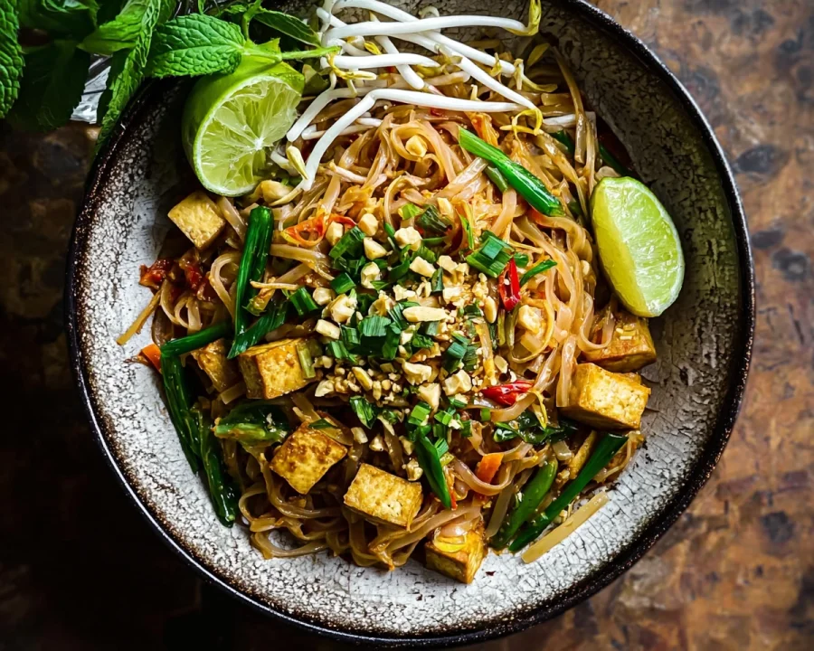 High Protein Tofu Pad Thai