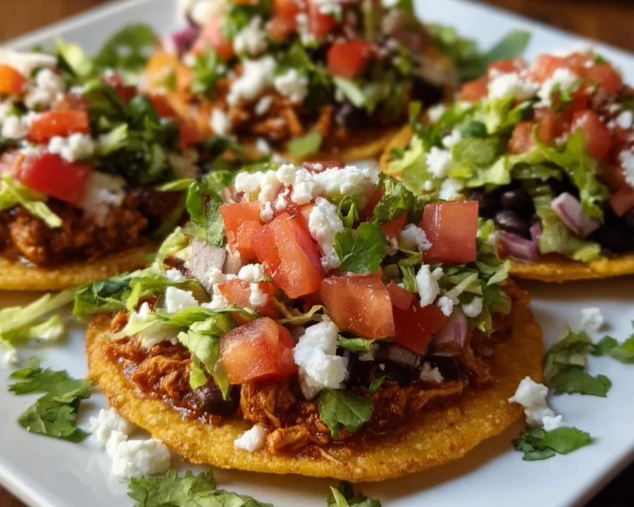 Low Calorie Tostadas | Quick High Protein Dinner