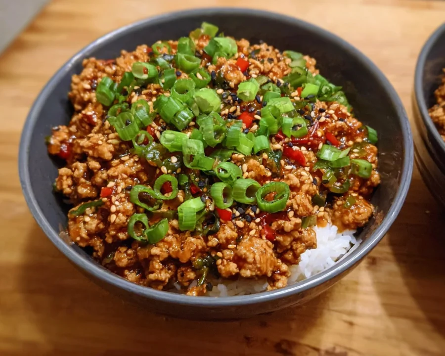 Low Carb Firecracker Ground Chicken