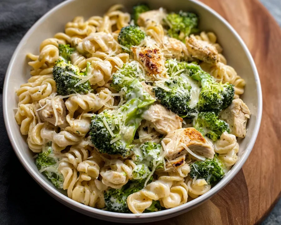 Rotisserie Chicken Broccoli Pasta (Creamy)
