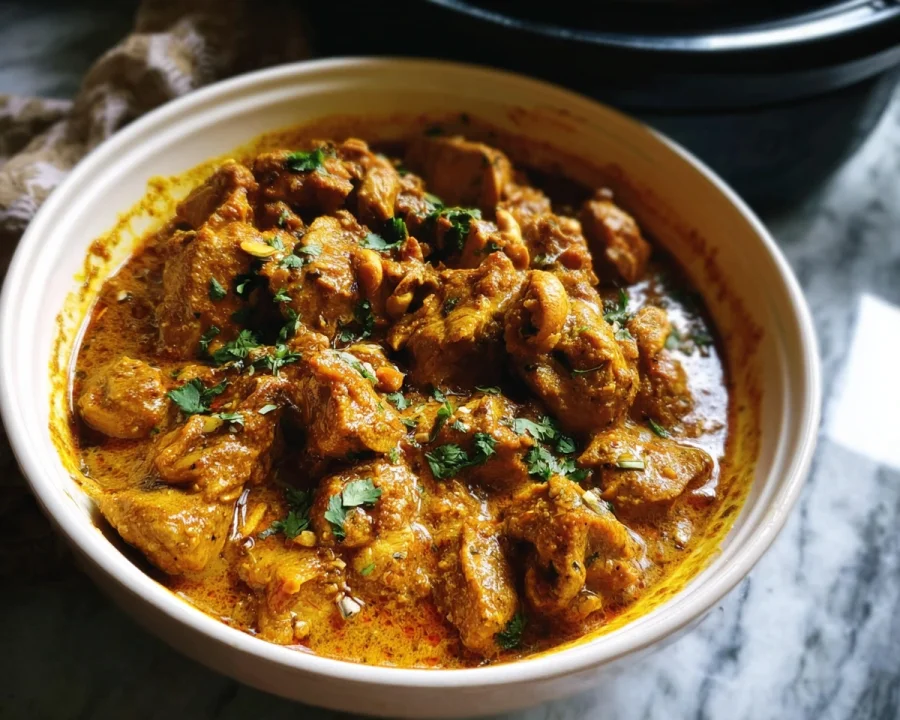 Slow Cooker Chicken Korma (High Protein)