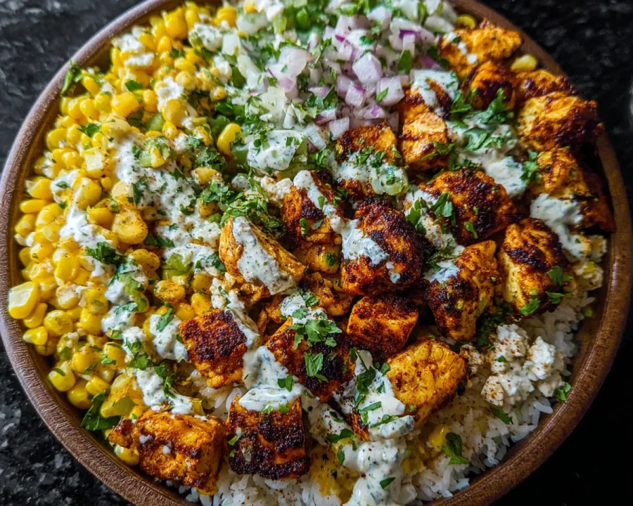 Street Corn Chicken Bowl - High Protein