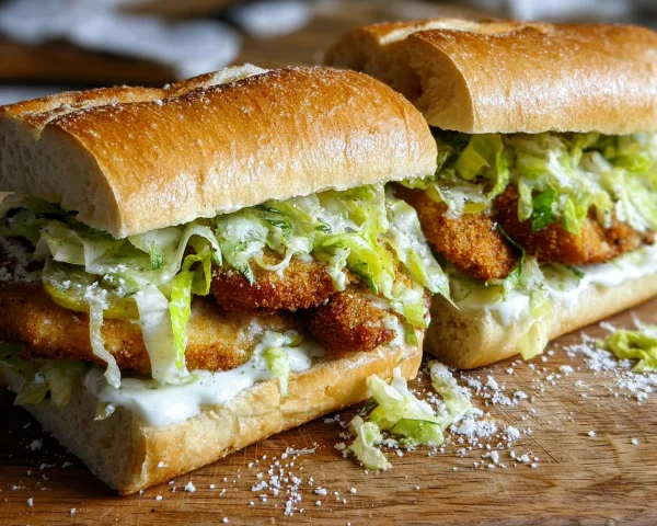 Chicken Caesar Sandwiches: Crispy & High-Protein