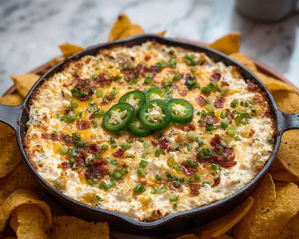 Cottage Cheese Jalapeño Popper Dip
