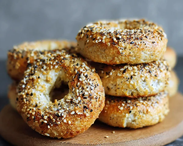 Greek Yogurt Bagels - High Protein Meal Prep