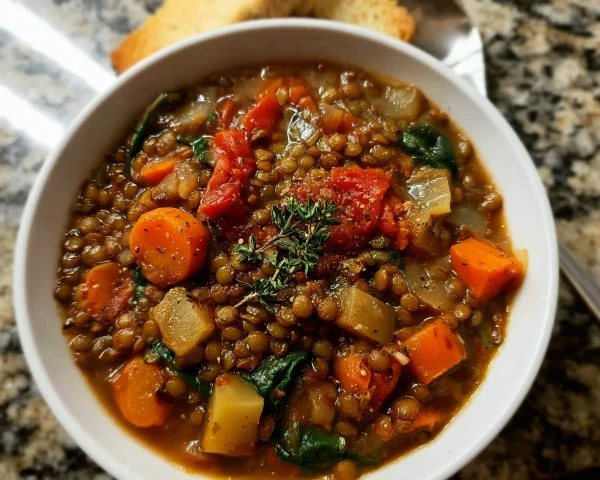 Hearty Lentil Stew: Protein-Packed Dinner