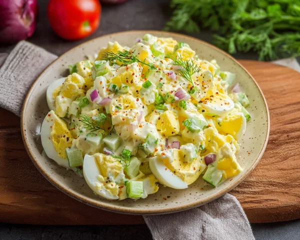 High Protein Cottage Cheese Egg Salad