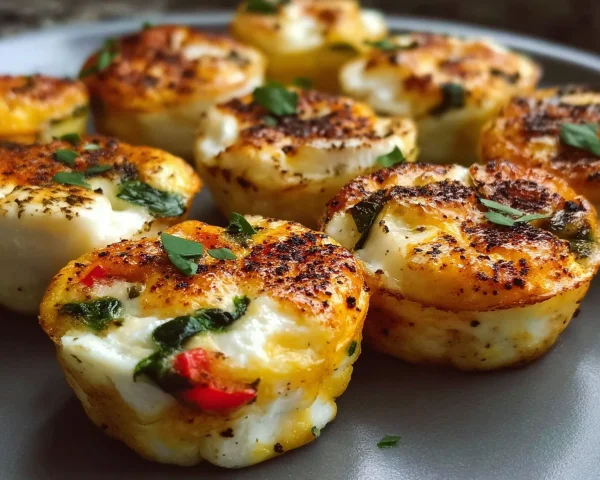 High Protein Egg White Bites for Meal Prep