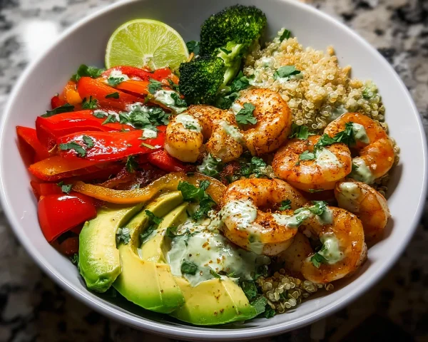 Shrimp Quinoa Bowl: High Protein Meal Prep