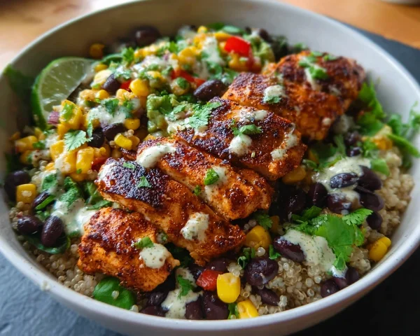 Smoky Chipotle Chicken Bowl for Meal Prep