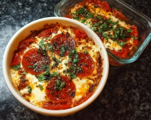 Cottage Cheese Pizza Bowl